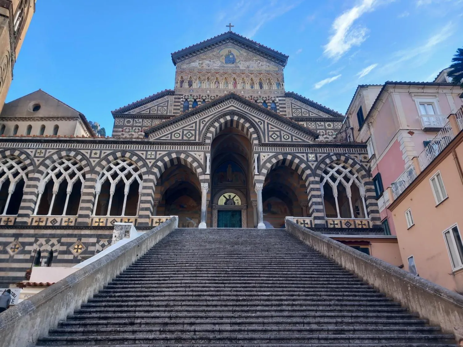 La scalinata e il Duomo di Amalfi