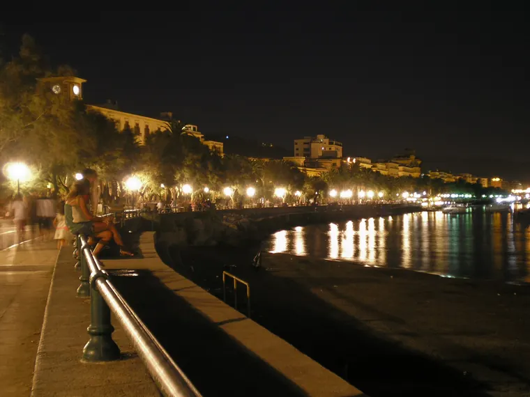 Il lungomare Trieste di Salerno