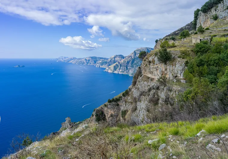 Il Sentiero degli Dei sopra la Costiera, nel tratto di Agerola